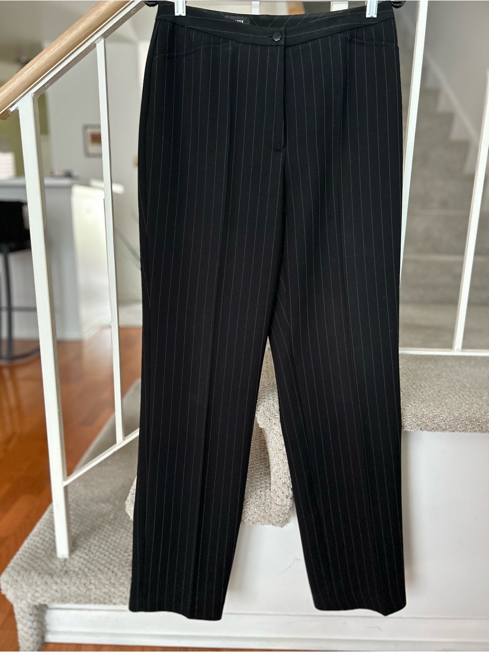 Taifun Collection by Gerry Weber Classic Black Pinstripe Women's Suit Pants